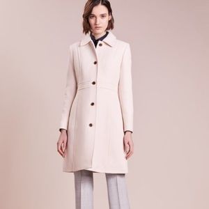 J Crew Lady Day Coat Size 6 White Vanilla Wool